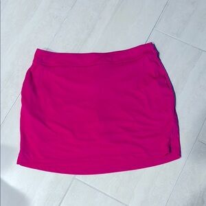 Hot pink golf skort